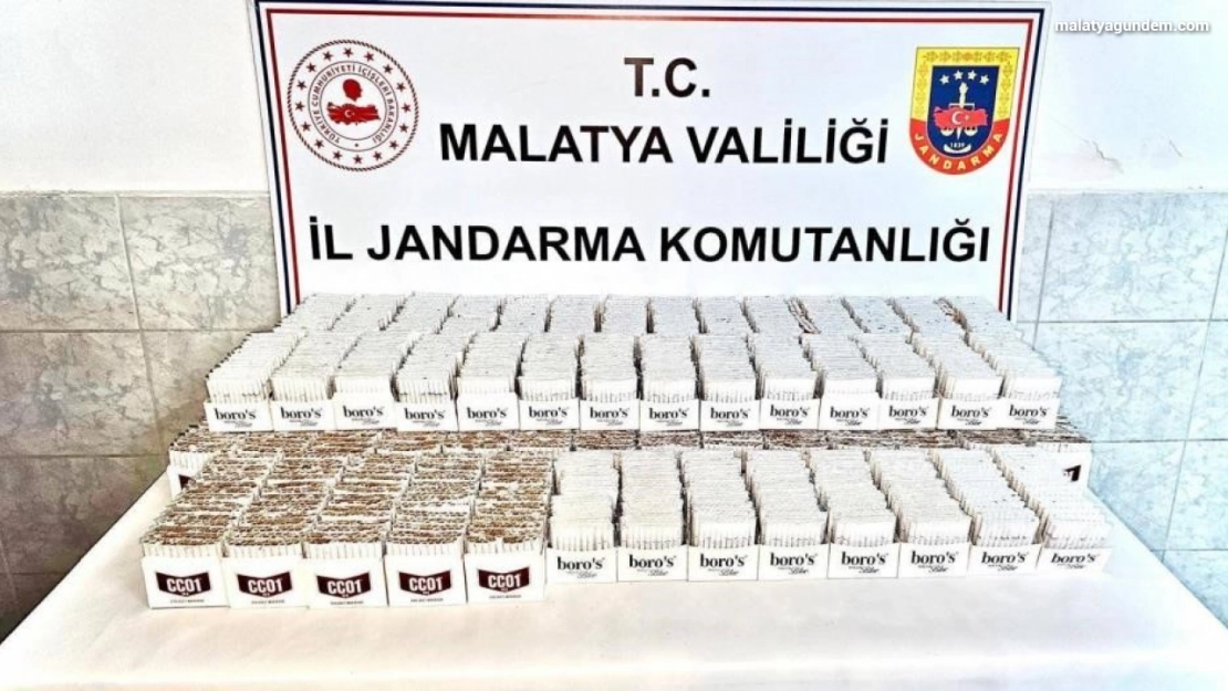 Malatya'da kaçakçılık operasyonları