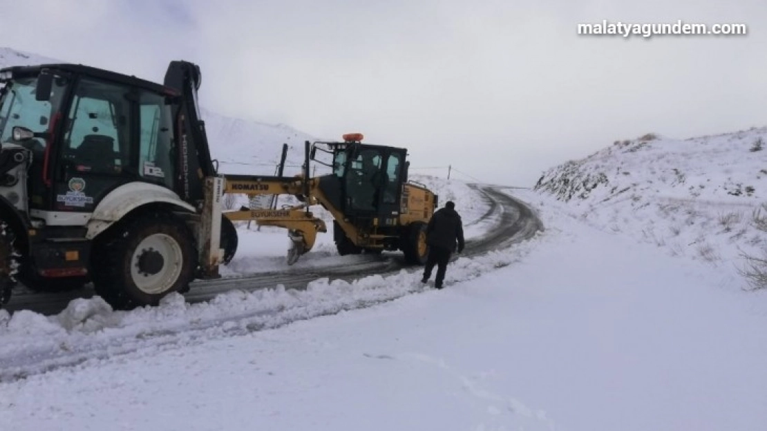 Malatya'da kar mesaisi