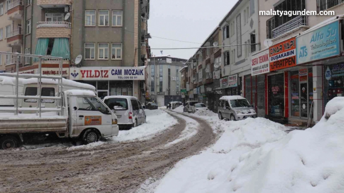 Malatya'da kar yağışı