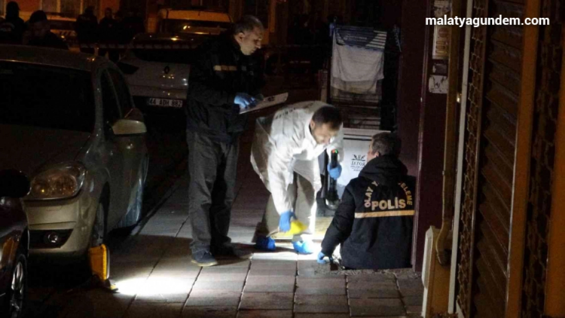 Malatya'da kavga ihbarına giden polis bacağından vuruldu