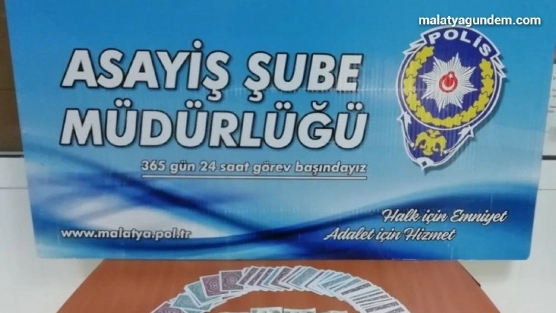 Malatya'da Kumar operasyonu