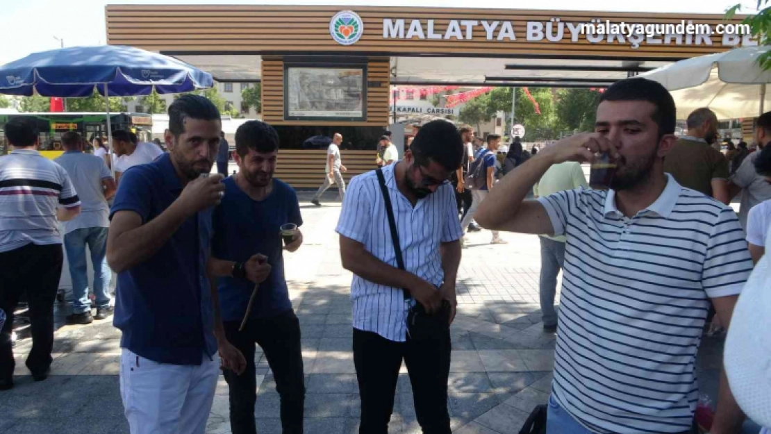 Malatya'da meyan şerbetine yoğun ilgi