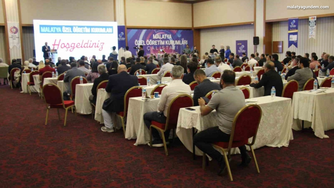 Malatya'da Özel Öğretim Kurumları çalıştayı düzenlendi