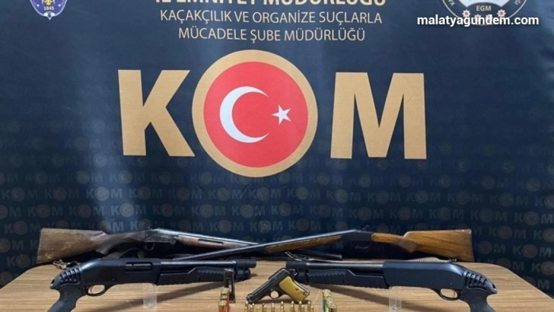 Silah ve kaçakçılık operasyonlarında gözaltılar var
