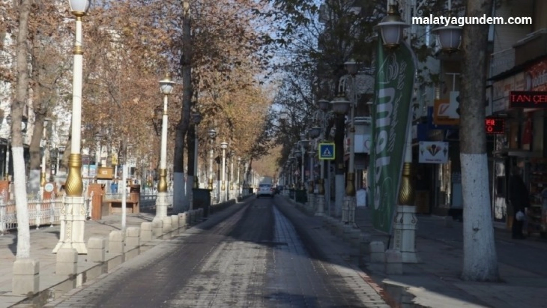 Malatya'da sokağa çıkma kısıtlamasına uyuluyor