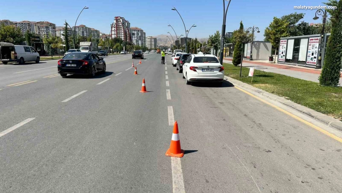 Malatya'da trafik denetimleri arttı