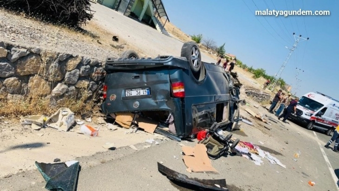 Malatya'da trafik kazası: 1 ölü, 4 yaralı