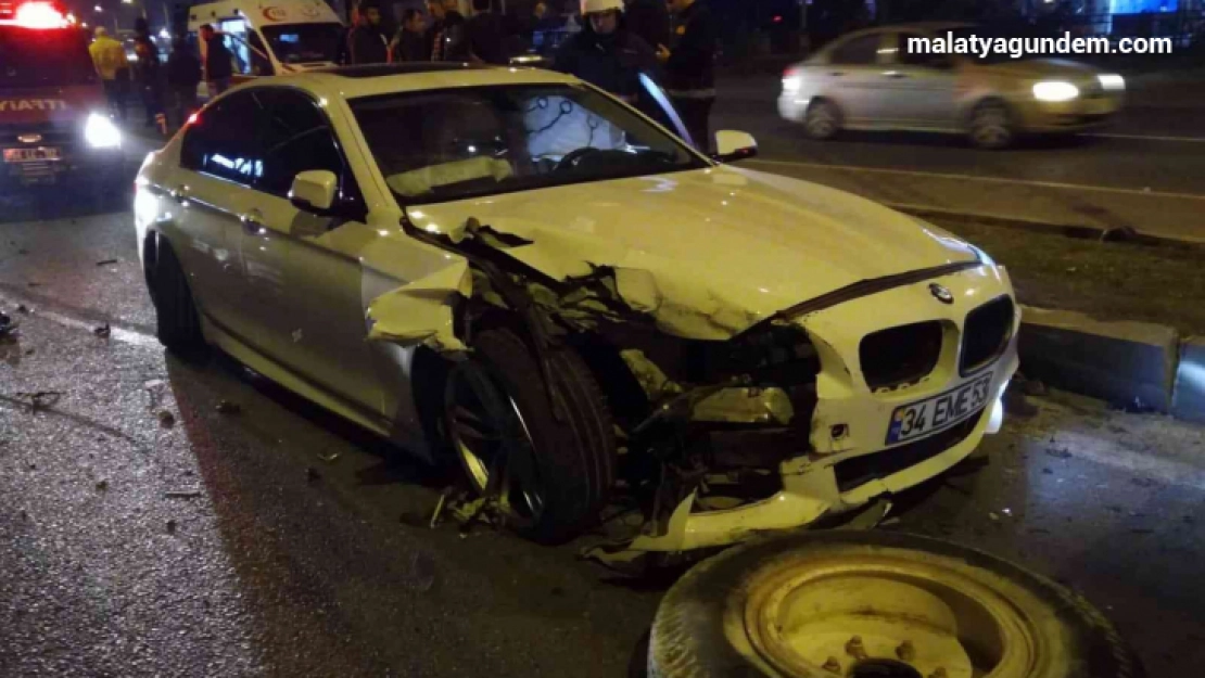 Malatya'da trafik kazası: 1 ölü, 2 yaralı