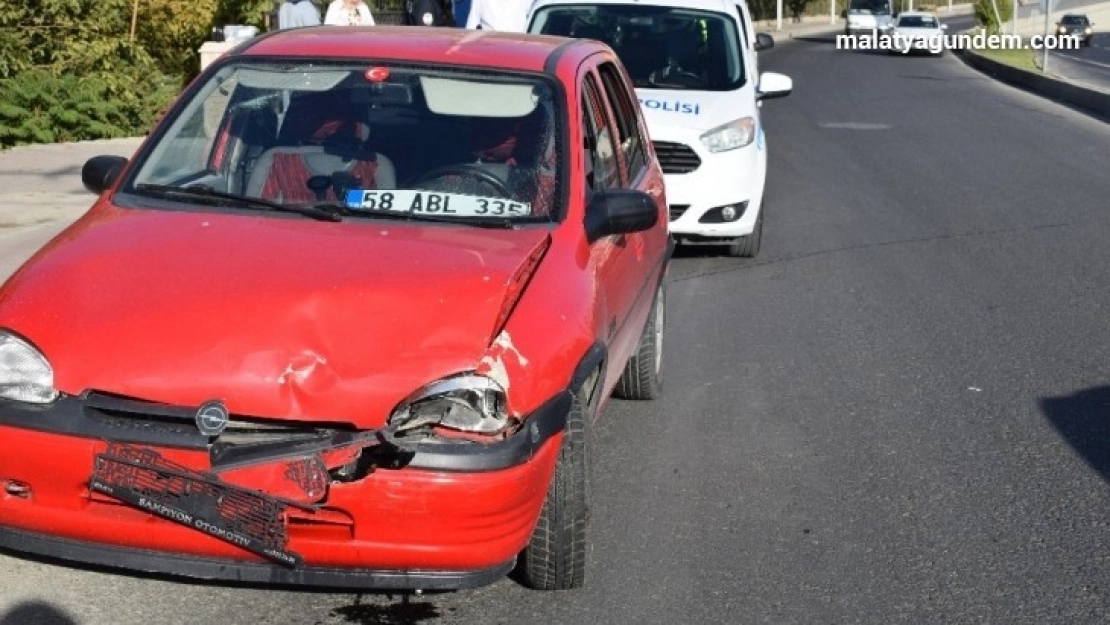 Malatya'da trafik kazası: 1 yaralı