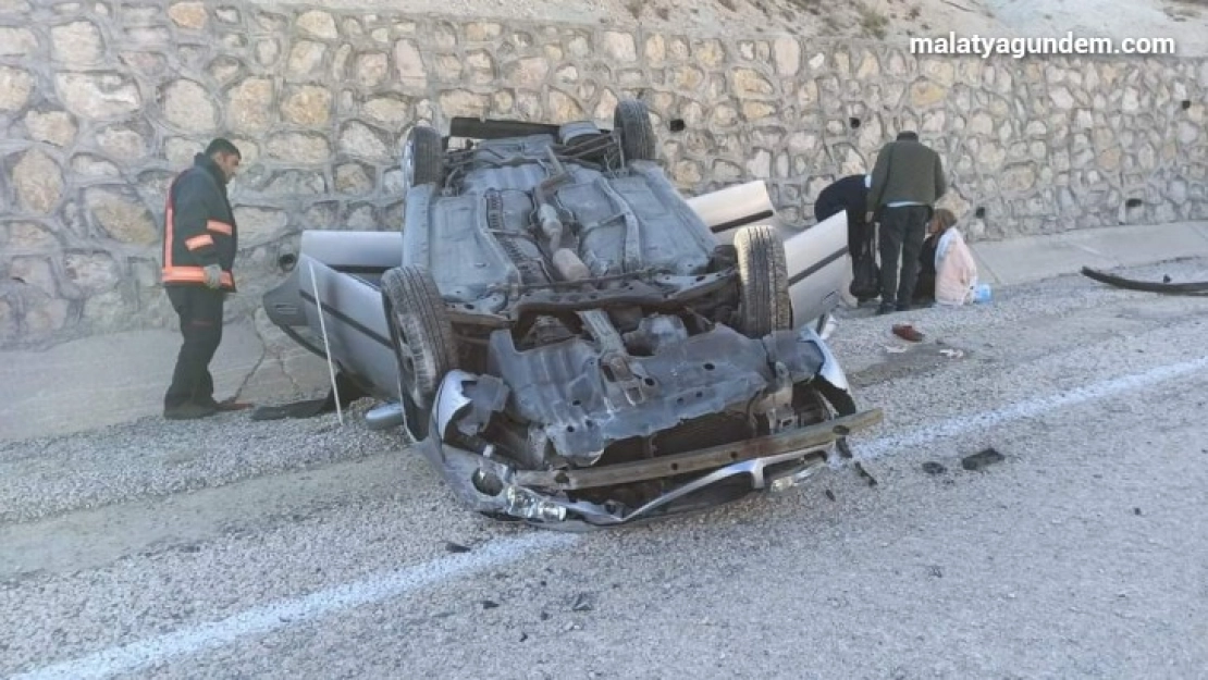 Malatya'da trafik kazası: 3 yaralı