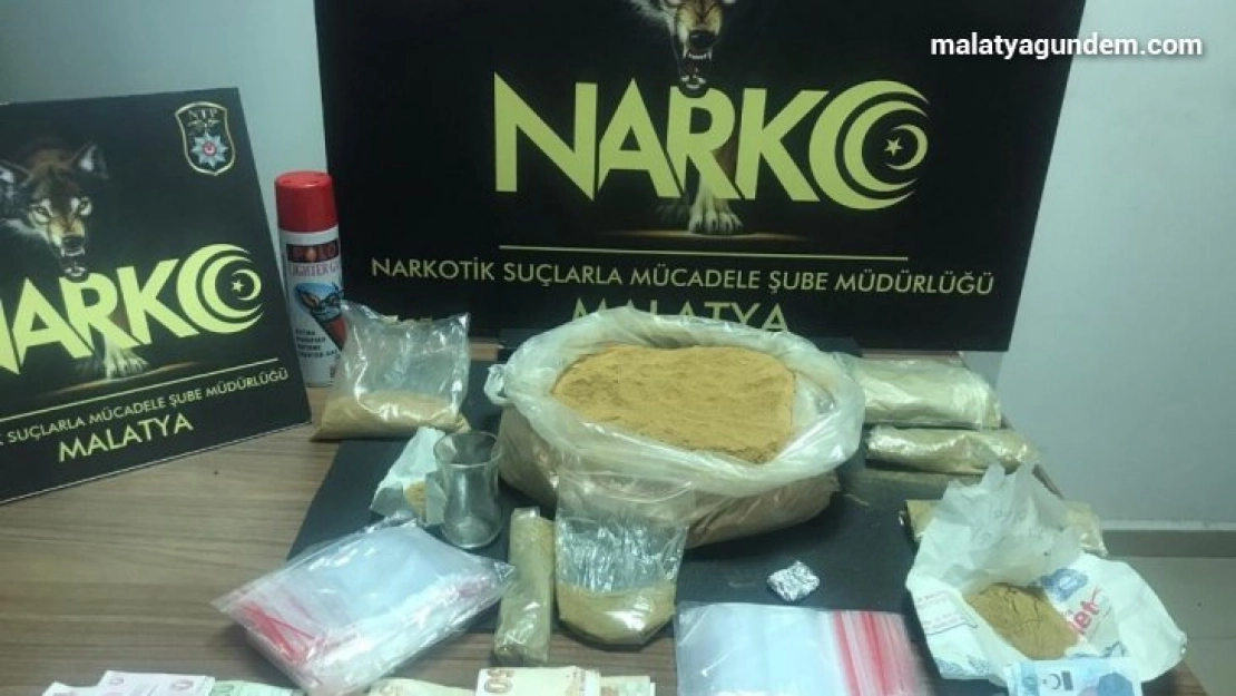Malatya'da uyuşturucuya geçit verilmedi