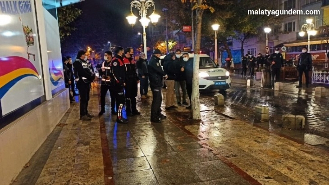 Malatya'da yeni kısıtlamalar lle birlikte denetimlere başlandı