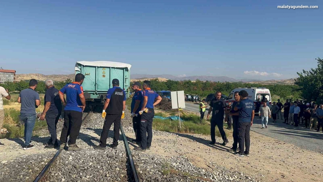 Malatya'da yük treni faciası: 3 ölü, 1 ağır yaralı