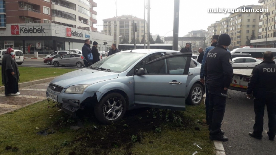 Malatya'da zincirleme kaza: 1 yaralı