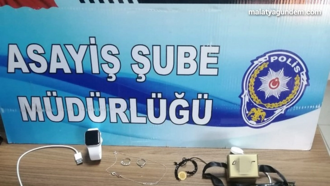 Ziynet eşyası çalan hırsız yakalandı