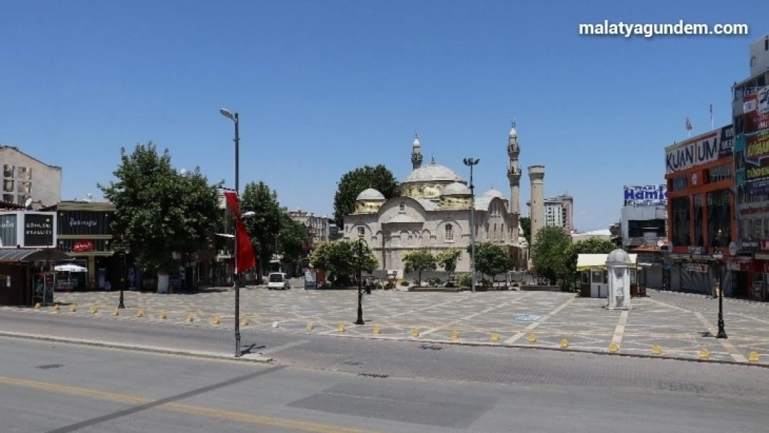 Malatya kısıtlamanın ikinci gününde de sessizliğini korudu