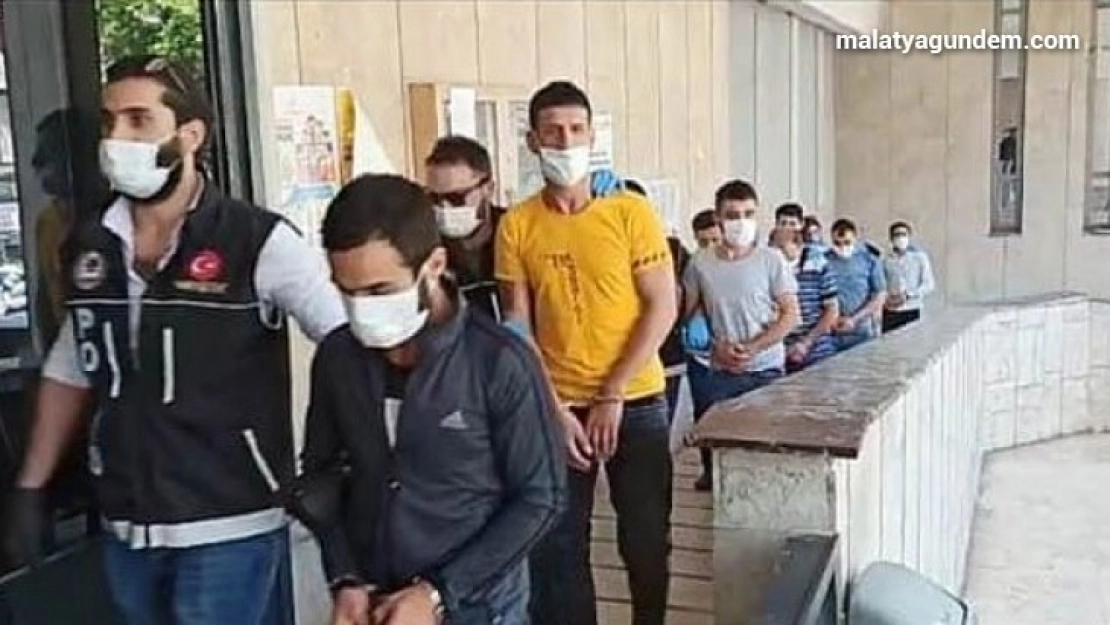Malatya merkezli operasyona 35 tutuklama