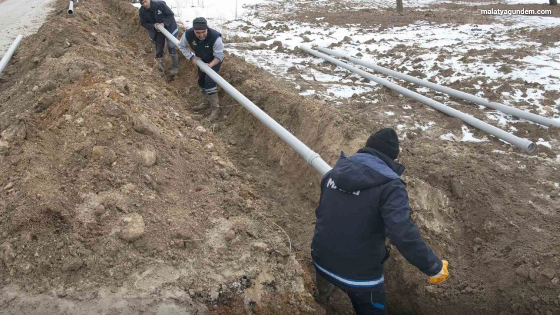 Malatya'nın Kurşunlu Mahallesi'nde altyapı sorunları çözüme kavuştu