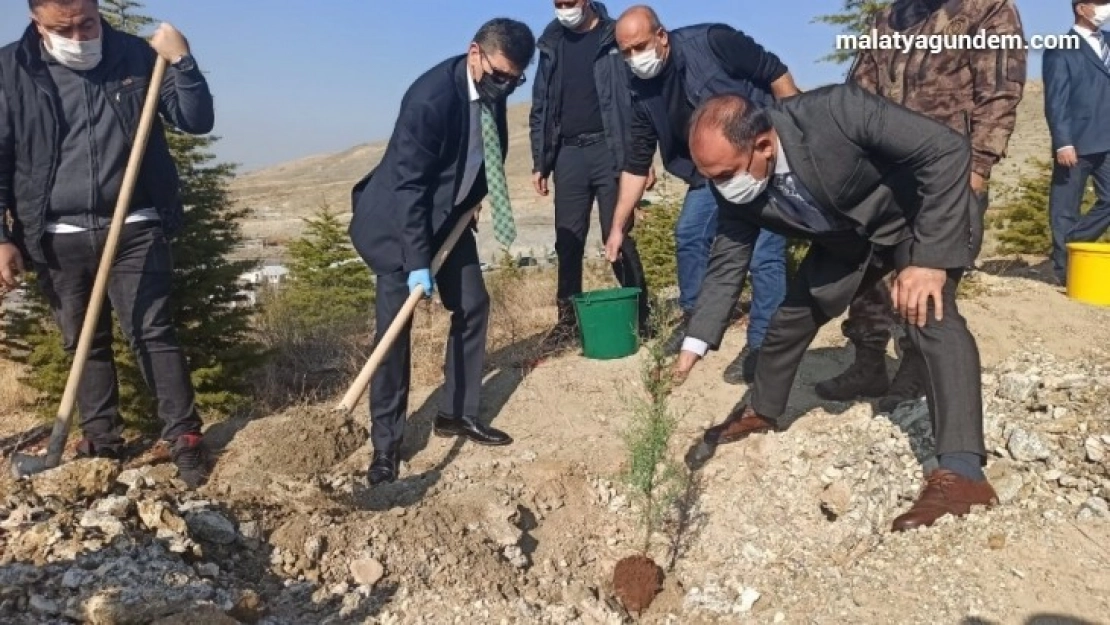 Malatya polisinden bin fidan