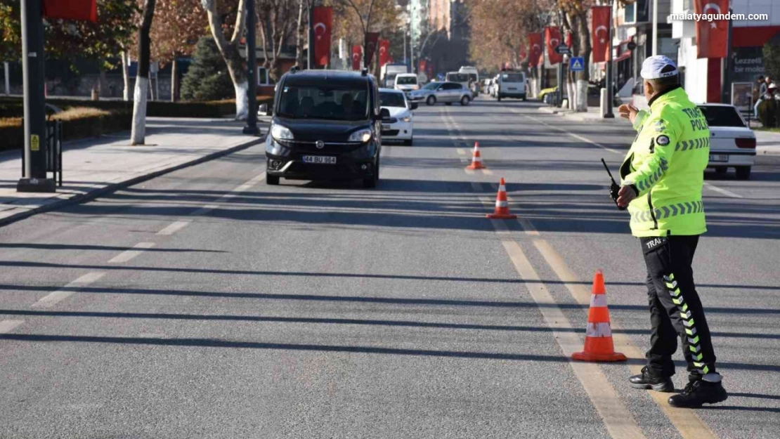 Malatya polisinden yılbaşı teyakkuzu