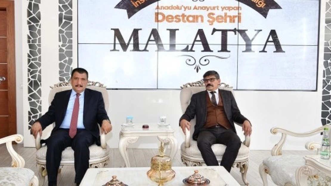 Malatya Emniyet Müdürü Dağdeviren, Gürkan'ı Ziyaret Etti