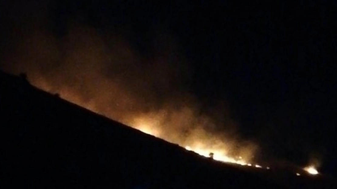 Malatya'da Korkutan Yangın