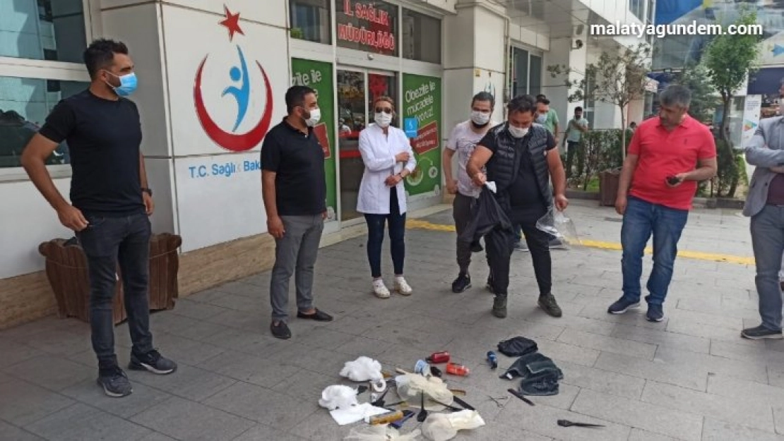 Malatydaki kuaförler ayaklandı