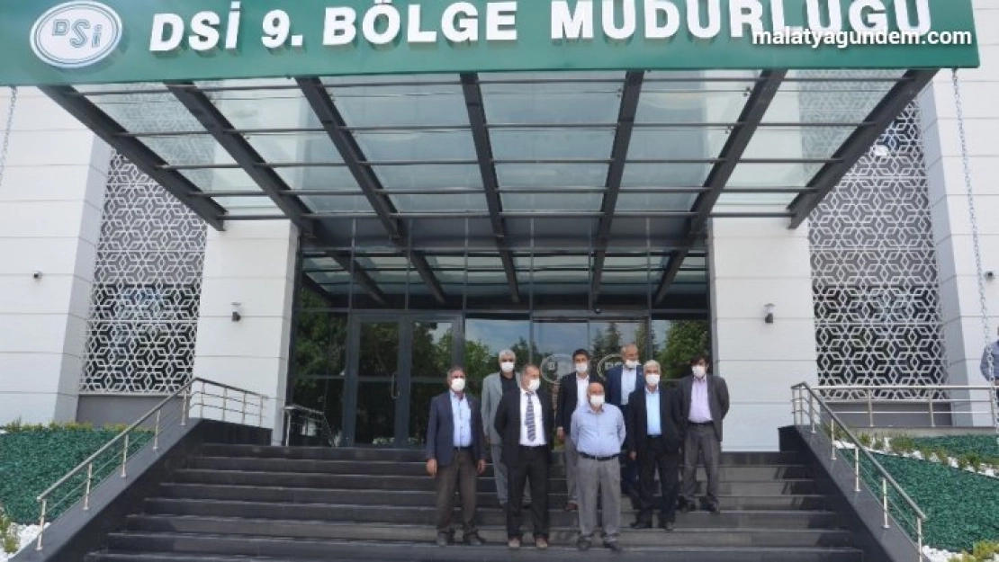Malatyalı muhtarlardan DSİ Bölge Müdürlüğüne ziyaret