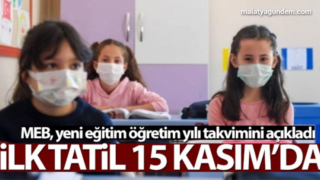 MEB, yeni eğitim öğretim yılı takvimini açıkladı