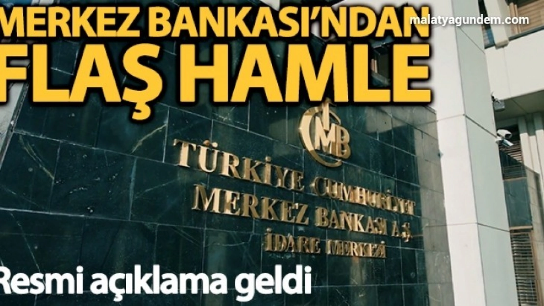 Merkez Bankası'ndan zorunlu karşılık hamlesi