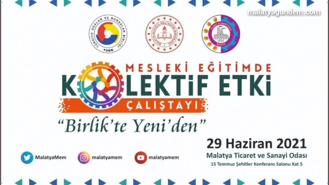 Mesleki eğitimde kolektif etki çalıştayı  düzenlenecek