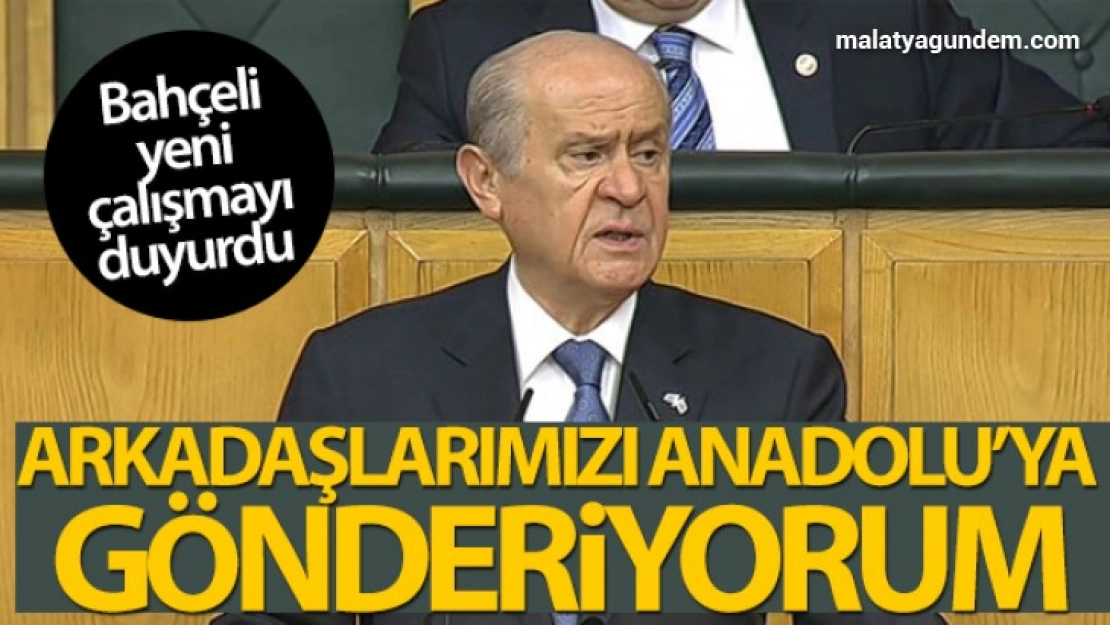 MHP Genel Başkanı Bahçeli yeni çalışmayı duyurdu!