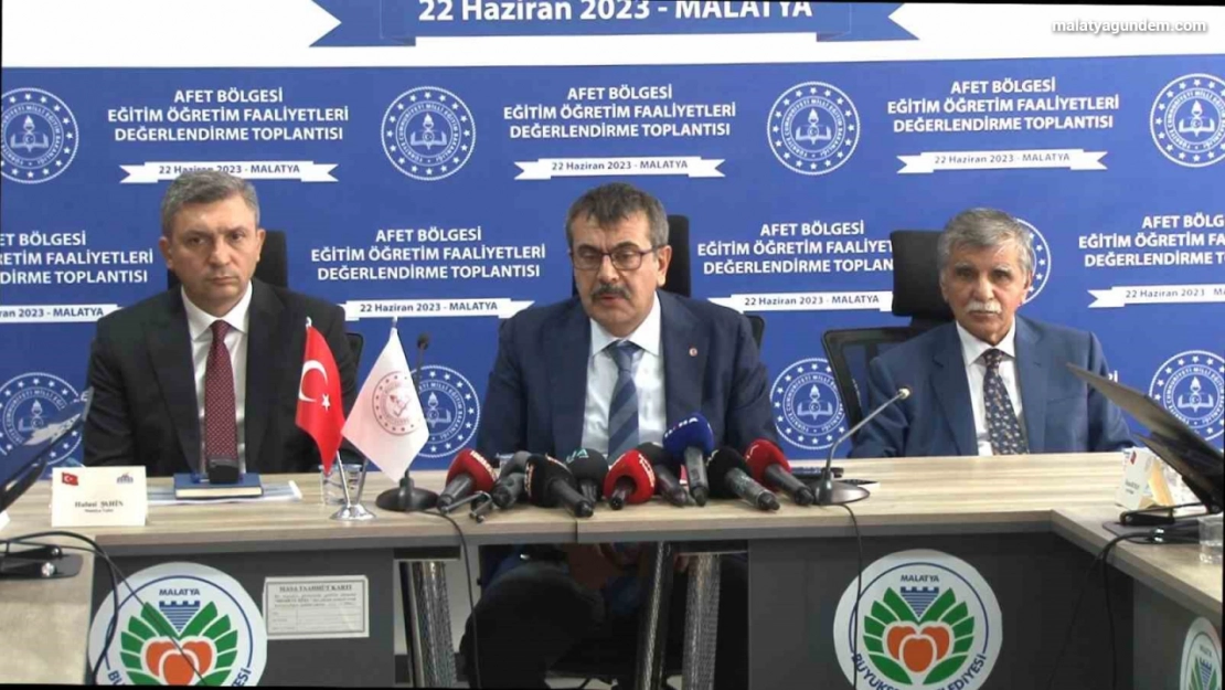 Milli Eğitim Bakanı Tekin, Malatya'da incelemelerde bulundu