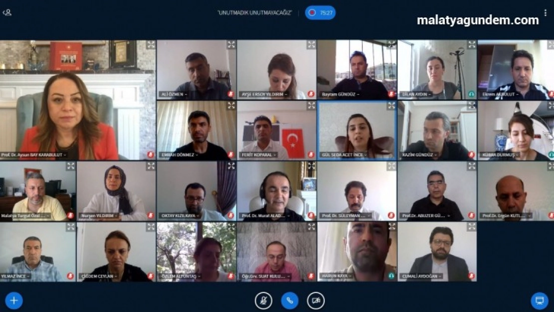 MTÜ'den 'Unutmadık, unutmayacağız' söyleşisi