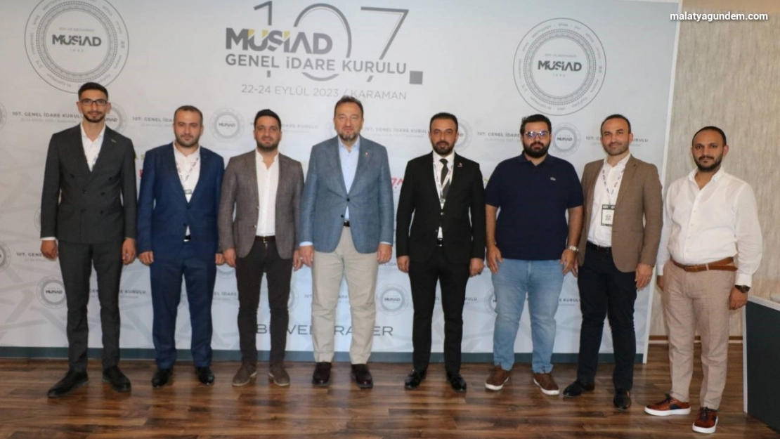 MÜSİAD Malatya Yönetimi 107. GİK toplantısı için Karaman'daydı