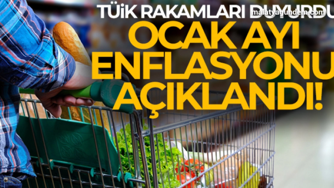 Ocak ayı TÜFE oranı yüzde 11,10 olarak açıklandı