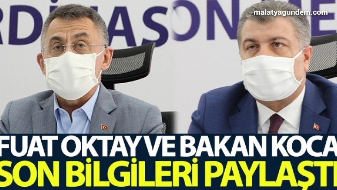 Oktay ve Bakan Koca depremle ilgili son bilgileri paylaştI