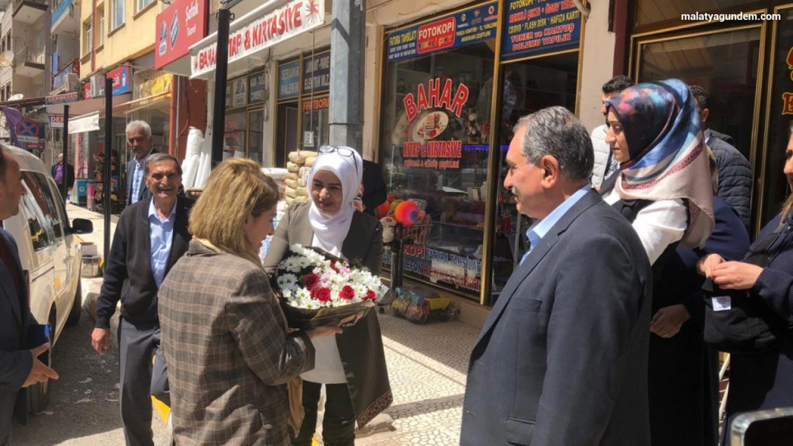 Ölmeztoprak, Arapgir ilçesinde seçim çalışmalarında bulundu