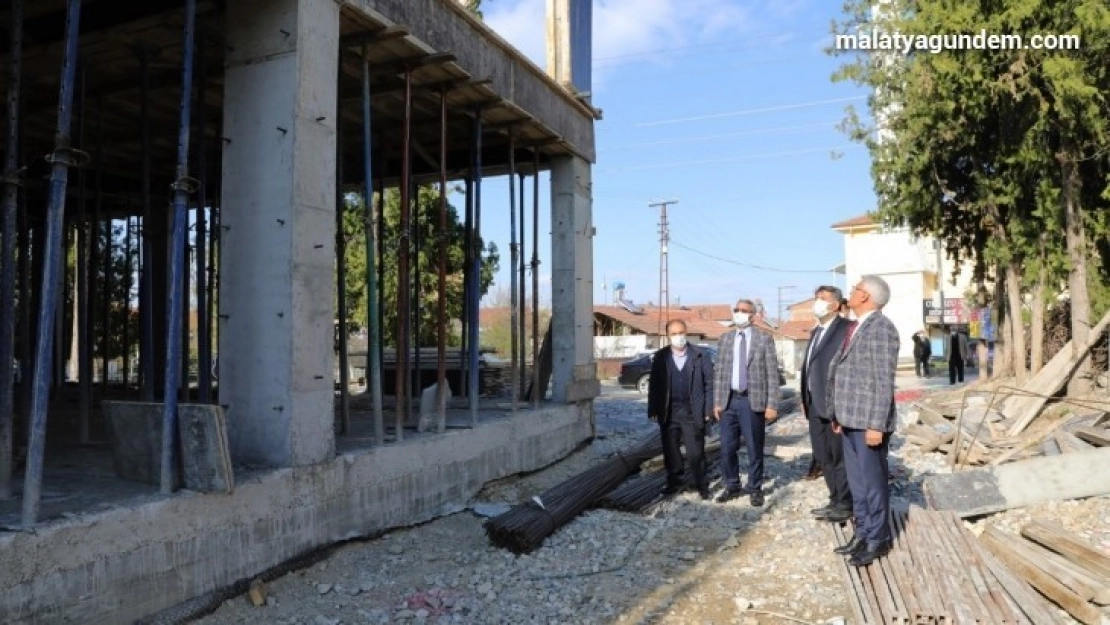 Orduzu gençlik merkezinde inşaat çalışmaları yeniden başladı