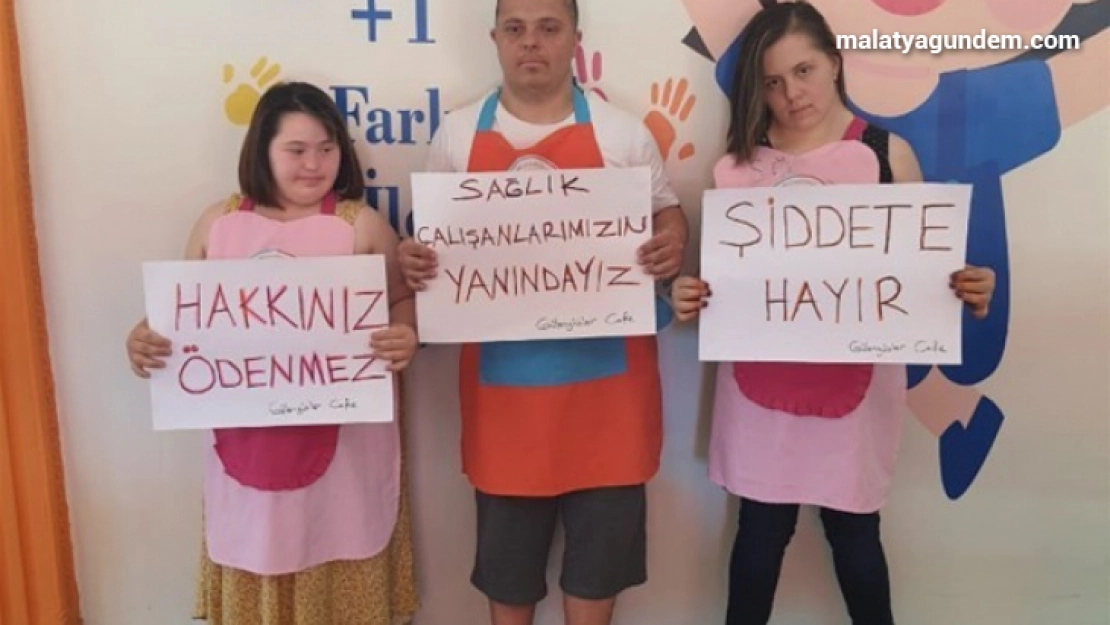 Özel sporculardan sağlık çalışanlarına destek