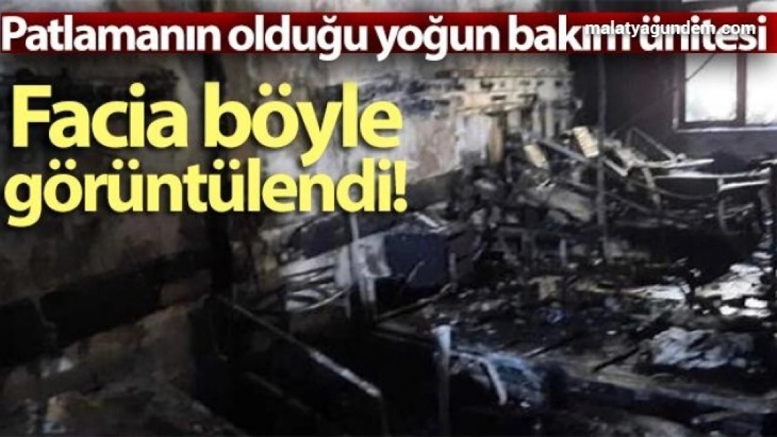 Patlamadan geriye bu görüntüler kaldı