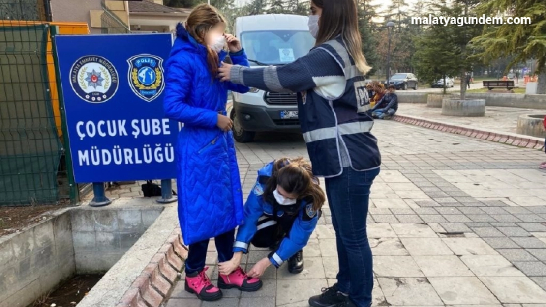 Polis, çocukları sevindirdi