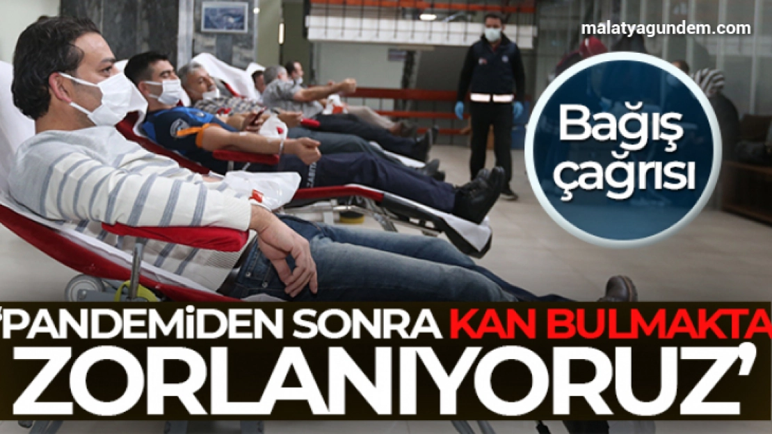 Prof. Dr. Yiyit: 'Pandemiden sonra kan bulmakta zorlanıyoruz'