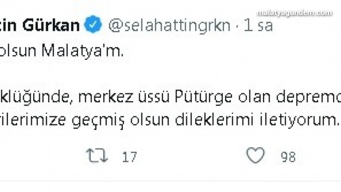 Pütürge'de 9 artçı deprem