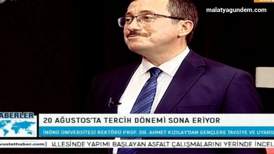 Rektör Kızılay'dan tercih önerisi