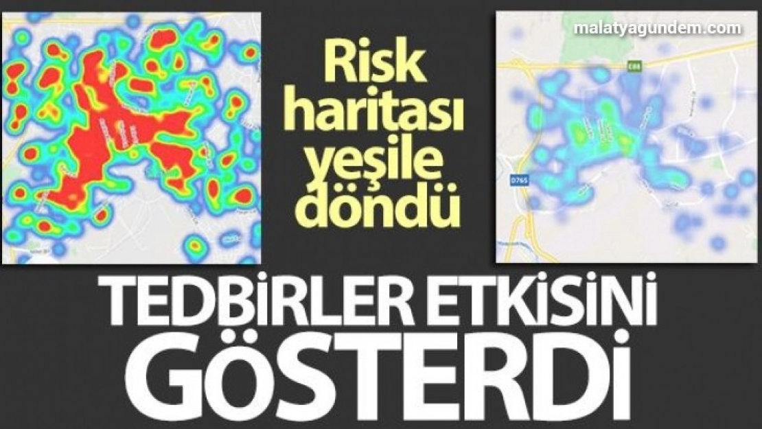 Risk haritası yeşile dönüyor