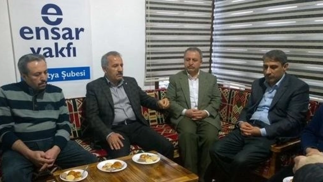 Şahin, Ensar Vakfı'nı Ziyaret Etti