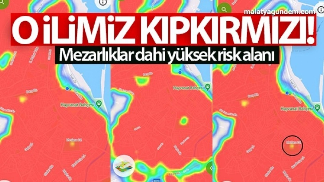 Samsun tamamen kızardı: Mezarlıklar dahi yüksek risk alanı