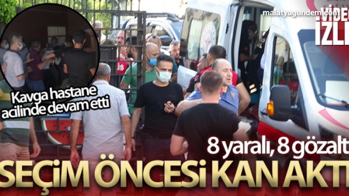 Seçim öncesi kan aktı