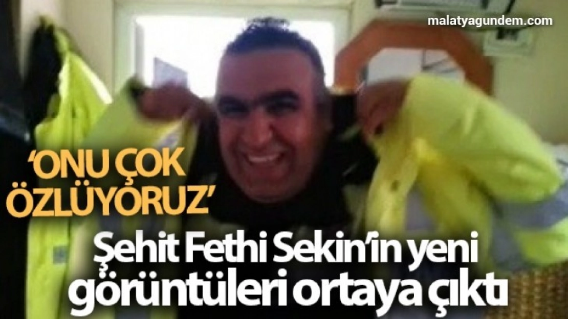 Şehit Fethi Sekin'in yeni görüntüleri ortaya çıktı